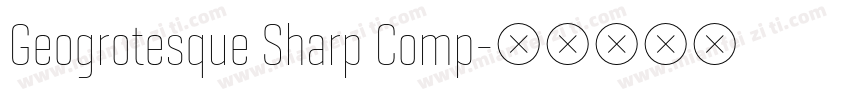 Geogrotesque Sharp Comp字体转换